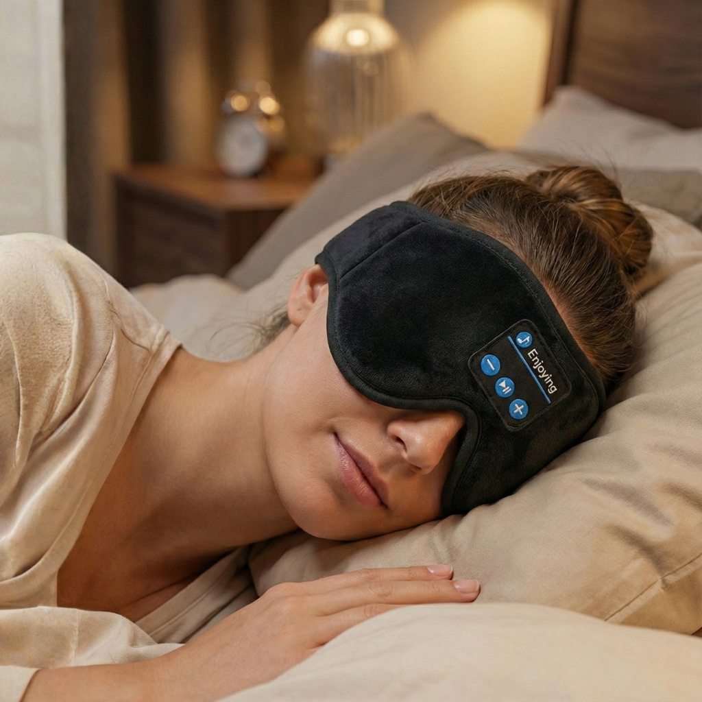 Masque de Sommeil MySomniLab - Bluetooth 5.0 & Blackout 3D